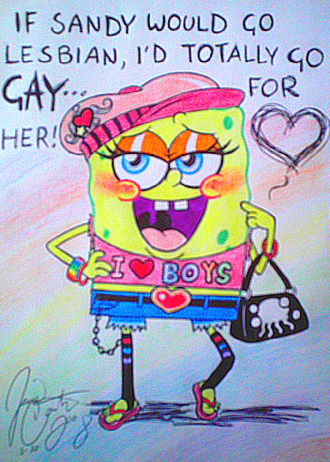 spongebob gay hentai gif
