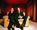 Hugh with Ben Elton © Rob Hann  RetnaUK - 2002 - hugh-laurie photo
