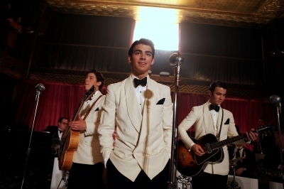Jonas Brothers in the Love Bug Music Video