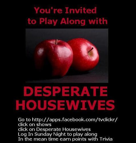  Play along with Desperate Housewives LIVE!!