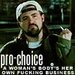 Silent Bob is Pro Choice - debate icon