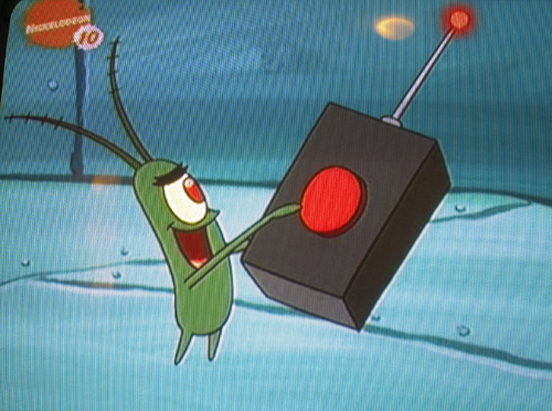  What is the name of Plankton's computer wife?