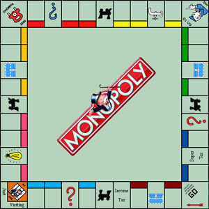  On what city is the standard American version of Monopoly based?