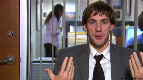  PICTURE THIS: What is Jim saying in this scene?