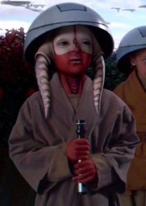  This young Jedi appears in Episode II, but what is her name?
