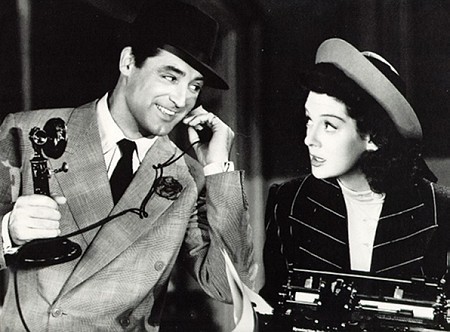  What character did Cary Grant play in the film 'His Girl Friday'?