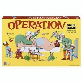  Which of the following is NOT one of the body parts te would find in "Operation"?