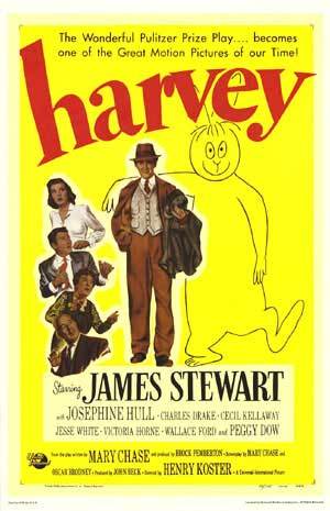 In the 1950 James Stewart comedy film "Harvey", who is Harvey?