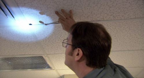  In 'Business School,' who is the only person who leaves the office right after Dwight discovers the bat?