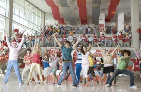  What vacation break did the kids just get back from at the start of High School Musical?