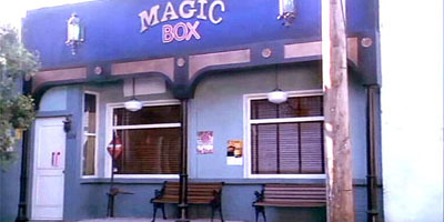  Who designed the website for The Magic Box?