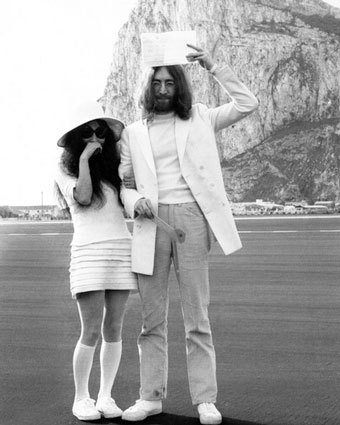 Where did John & Yoko get married?