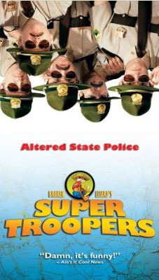  Which member of Broken cicak, biawak directed Super Troopers?