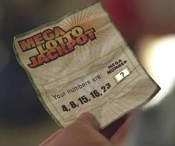  What was Hurley's mega number when he won the lottery?