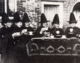  What is a group of witches referred to?