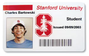  What major was Chuck at Stanford?