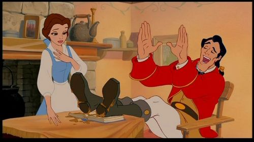  GIVE THE MOVIE RESPONSE: "What do anda know about my dreams, Gaston?"