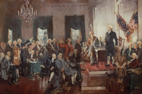  CITIZENSHIP TEST: In what साल was the Constitution written?