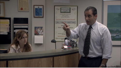 Who was not one of the people mentioned when Michael was trying to select a cheerleader for the basketball game?