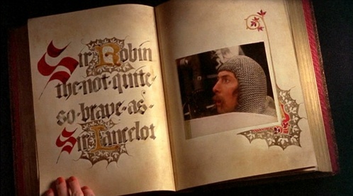  What is NOT one of the accomplishments the narrator credits to Sir Robin when introducing him in the film?