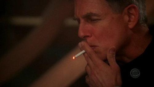In which episode does Gibbs smoke a cigarette?