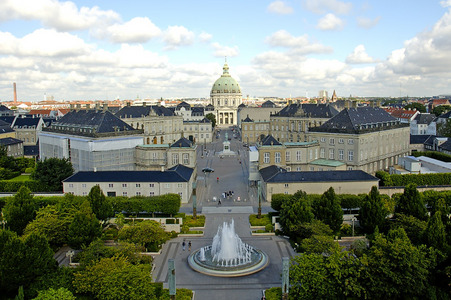  Where can anda find Amalienborg Palace?