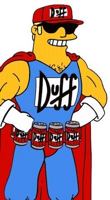  How many Duff labels do anda have to send in, to get Duffman to make a public appearance?