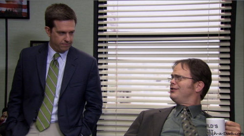  Why does Dwight say he has to make Andy his number two?