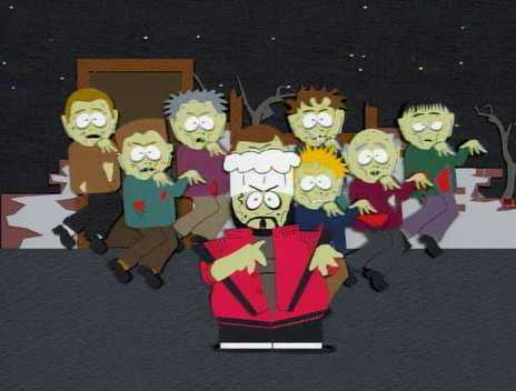  In the Season 1 episode "Pinkeye," what did Cartman dress up for Dia das bruxas as?