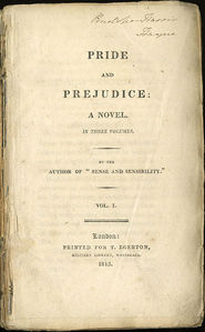  What was Pride and Prejudice originally entitled?