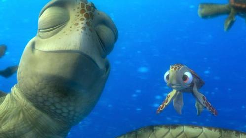 According to the film Finding Nemo, what is the proper exiting technique for the East Australian Current?