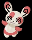  How many different Spinda sprites are there in the game?