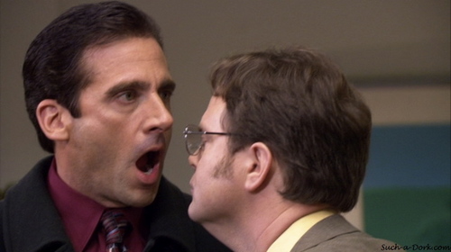 In this scene from Season 3...how is Michael's breath?