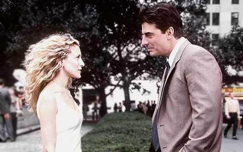 What movie does Carrie quote to Mr. Big at the end of the episode when she says "Your girl is lovely Hubbell"?