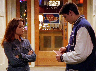  On Nathan and Haley's first date, what is the address on the first card?