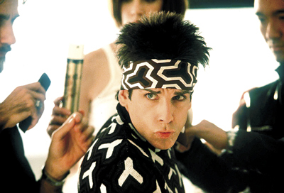  Who is NOT a celebrity we see Zoolander hanging out with?