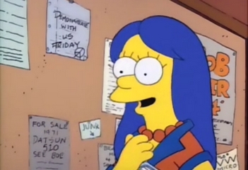  Which of the Beatles did Marge have a crush on in high school?