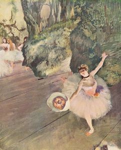  Which artist repeatedly painted ballet dancers? (As seen in the example below)