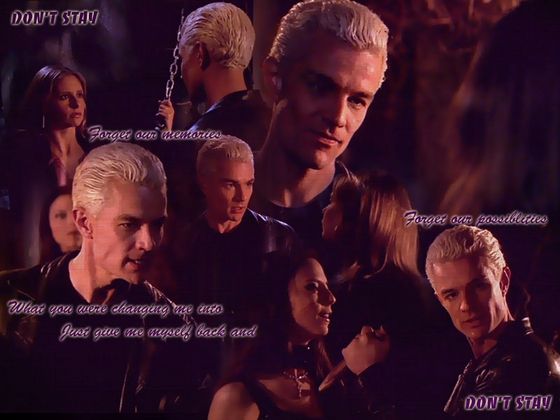  "Crushed" Spike trying to confess to Buffy about his true feelings over her