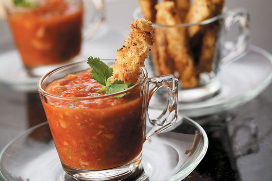  Gazpacho Soup- Best served cold.