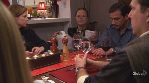 Andy in Dinner Party