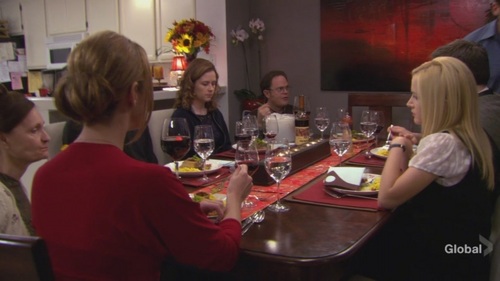  Angela in 공식 만찬, 저녁 식사 Party