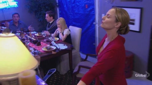 Angela in Dinner Party