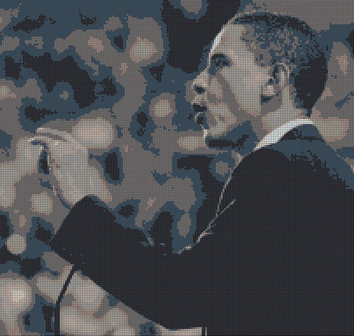  Barack Obama 马赛克 Tile Mural