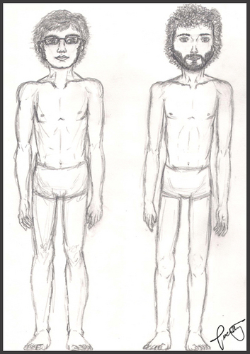  Bret & Jemaine Body study