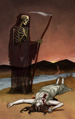  Death -Buffy Tarot Card Art