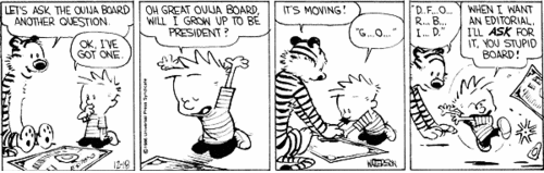  Calvin - Ouija Board