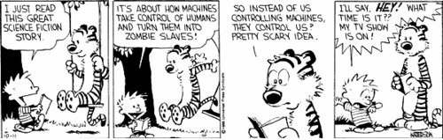 Calvin on Machines Controlling