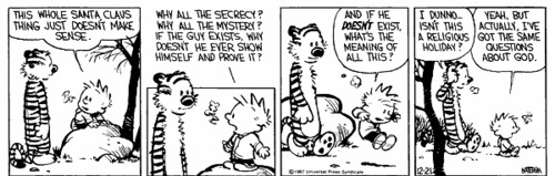  Calvin on Secrecy of Santa