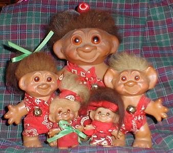  Cavemen Troll Puppen